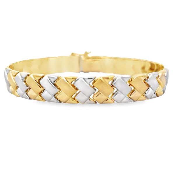 Estate - Gold Bracelet Flora Gems Decatur, IL