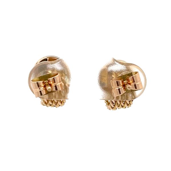 Estate - Gold Stud Earrings Image 3 Flora Gems Decatur, IL