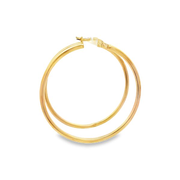 Estate - Gold Hoop Earrings Image 4 Flora Gems Decatur, IL
