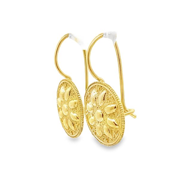 Estate - Gold Earrings Image 2 Flora Gems Decatur, IL