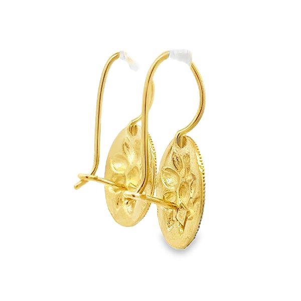 Estate - Gold Earrings Image 4 Flora Gems Decatur, IL