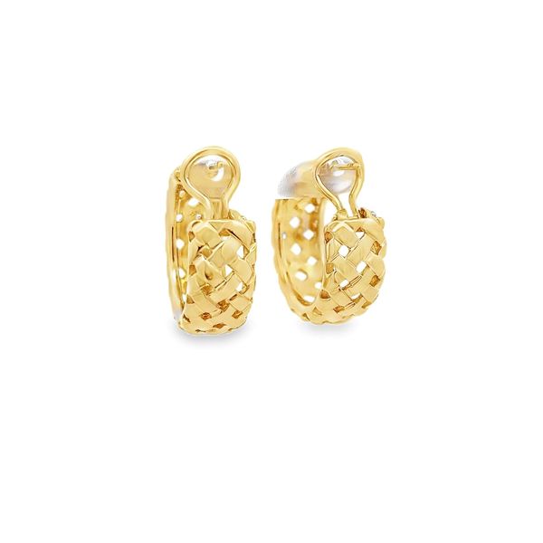 Estate - Gold Hoop Earrings Image 3 Flora Gems Decatur, IL