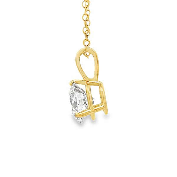 Estate - Lab Grown Diamond Pendant Image 2 Flora Gems Decatur, IL