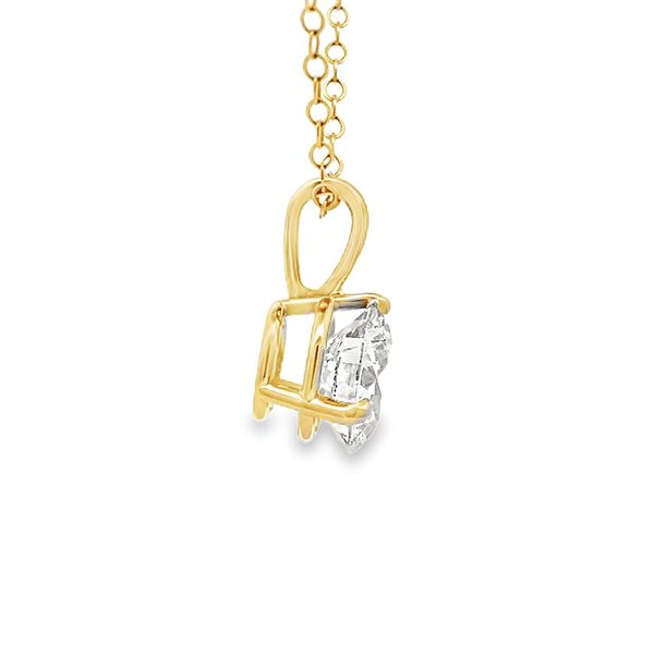Estate - Lab Grown Diamond Pendant Image 4 Flora Gems Decatur, IL