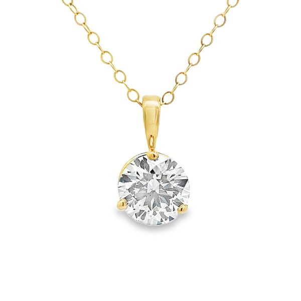 Estate - Lab Grown Diamond Pendant Flora Gems Decatur, IL