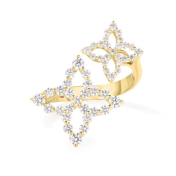 Roberto Coin Diamond Flower Ring Flora Gems Decatur, IL