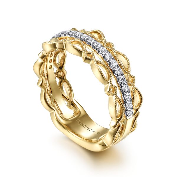 Diamond Stackable Ring Image 3 Flora Gems Decatur, IL