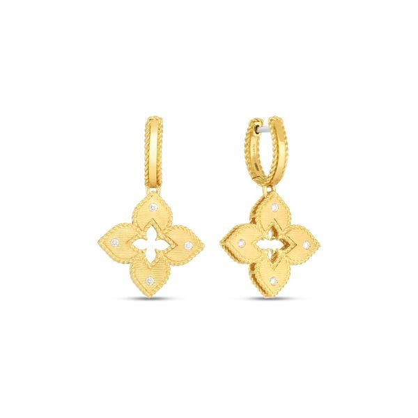 Roberto Coin Diamond Earrings Flora Gems Decatur, IL