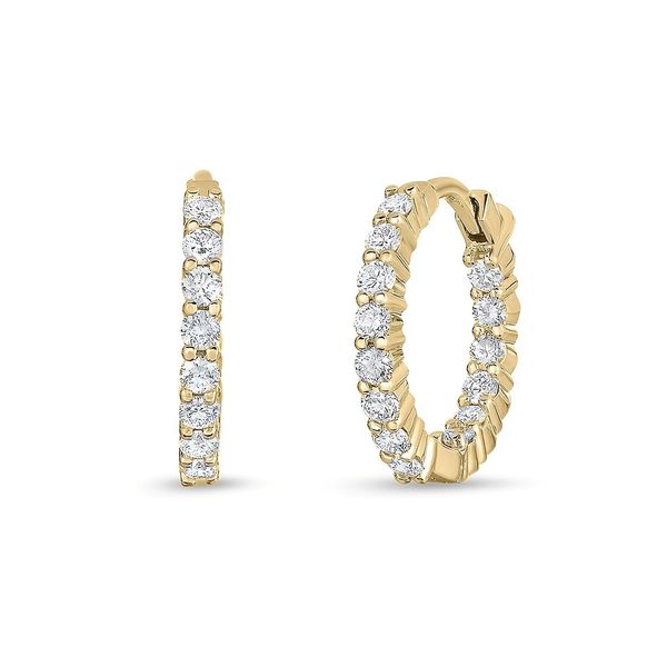 Roberto Coin Diamond Earrings Flora Gems Decatur, IL
