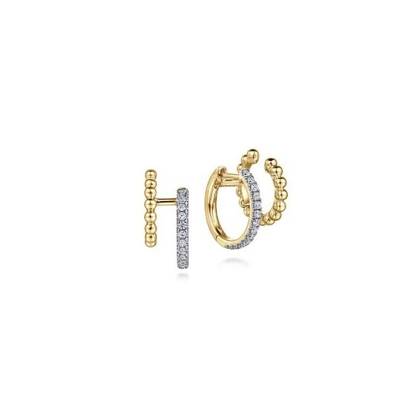 Diamond Cuff Earrings Flora Gems Decatur, IL