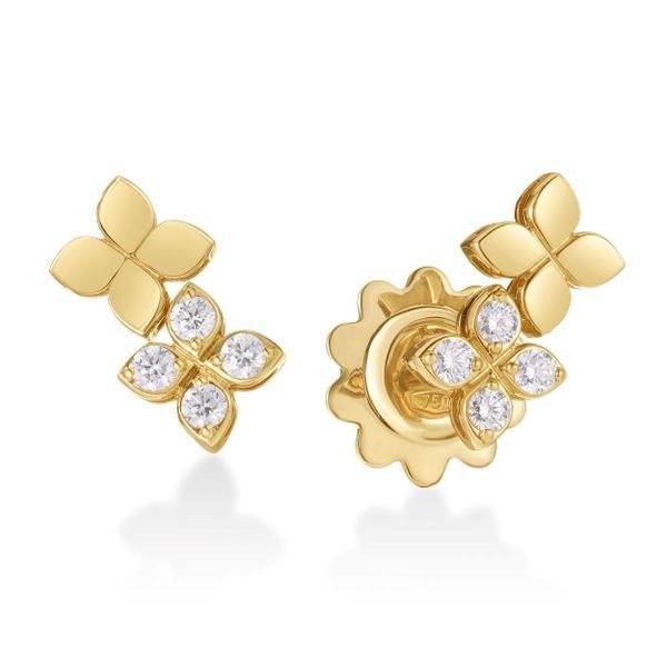 Roberto Coin Diamond Earrings Flora Gems Decatur, IL