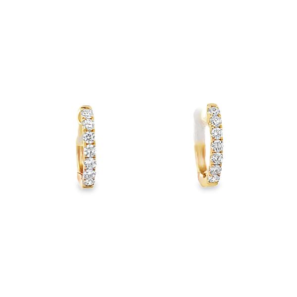 Diamond Hoop Earrings Flora Gems Decatur, IL