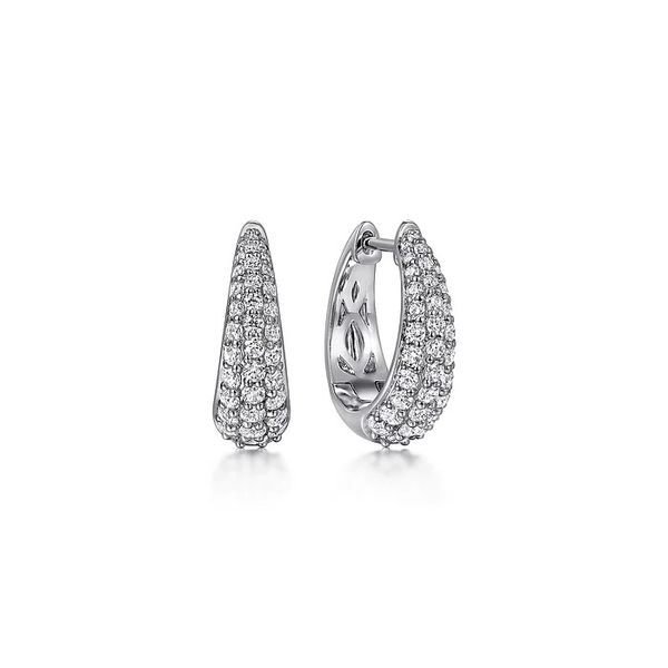 Diamond Hoop Earrings Flora Gems Decatur, IL
