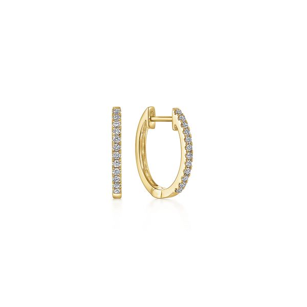 Diamond Hoop Earrings Flora Gems Decatur, IL