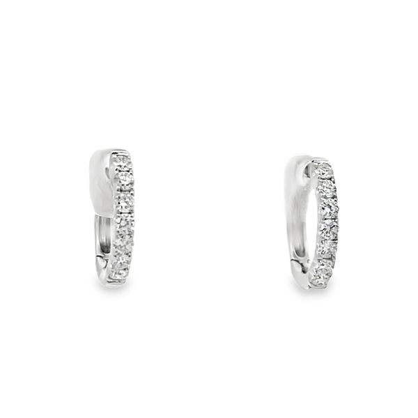 Diamond Hoop Earrings Flora Gems Decatur, IL