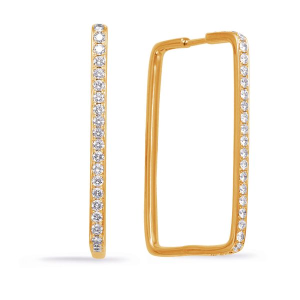 Diamond Hoop Earrings Flora Gems Decatur, IL