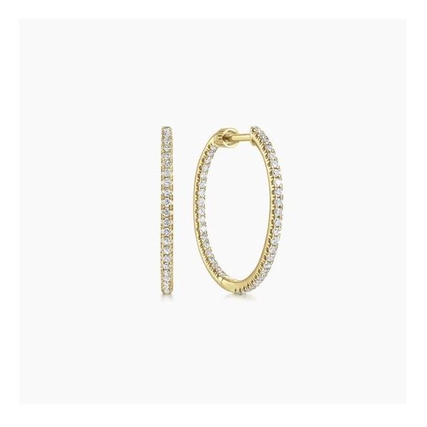 Diamond Hoop Earrings Flora Gems Decatur, IL