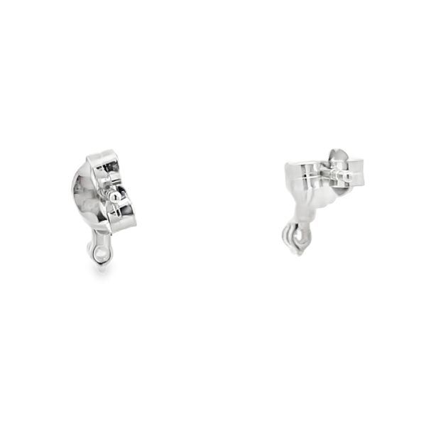 Diamond Cross Earrings Image 3 Flora Gems Decatur, IL