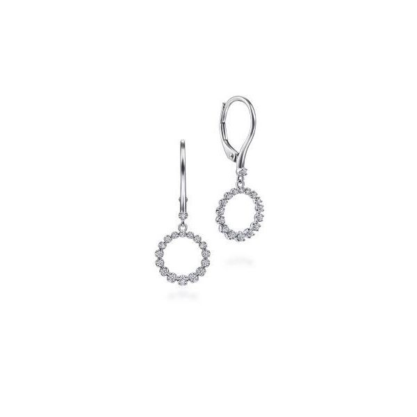 Diamond Dangle Earrings Flora Gems Decatur, IL