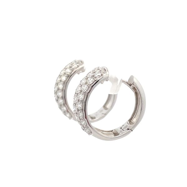 Diamond Earrings Image 2 Flora Gems Decatur, IL