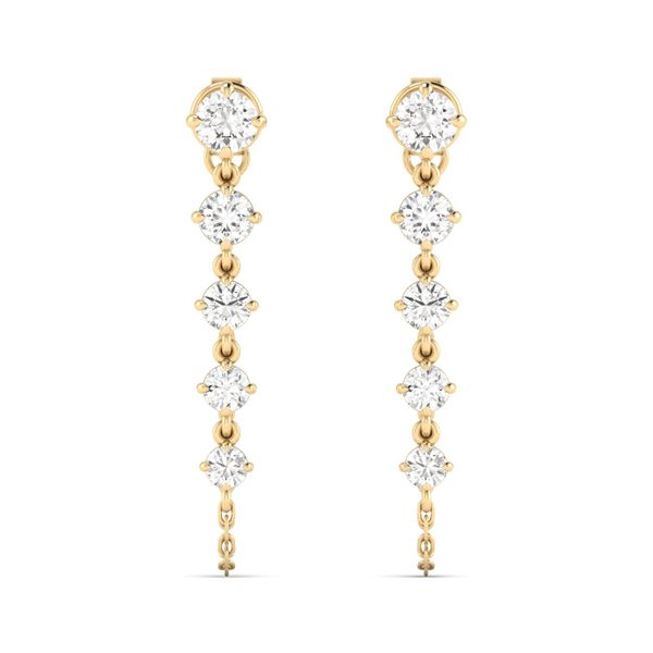 Lab Grown Diamond Earrings Flora Gems Decatur, IL