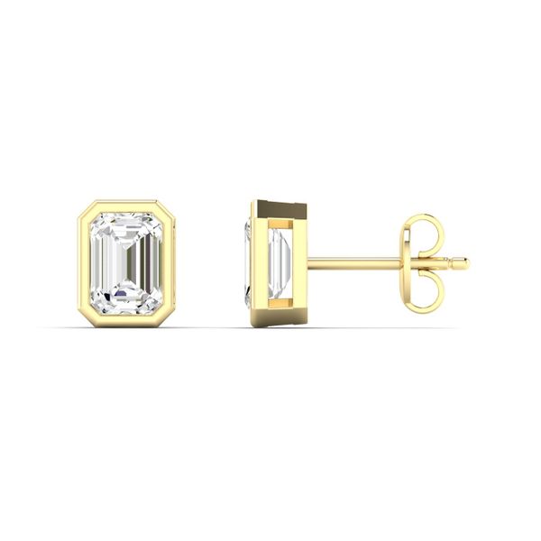 Lab Grown Diamond Earrings Image 2 Flora Gems Decatur, IL