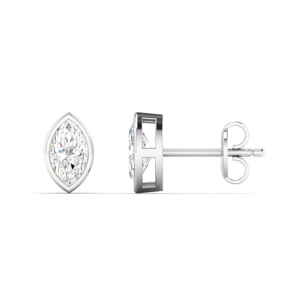 Lab Grown Diamond Earrings Image 2 Flora Gems Decatur, IL