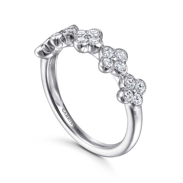 Diamond Stackable Ring Image 3 Flora Gems Decatur, IL
