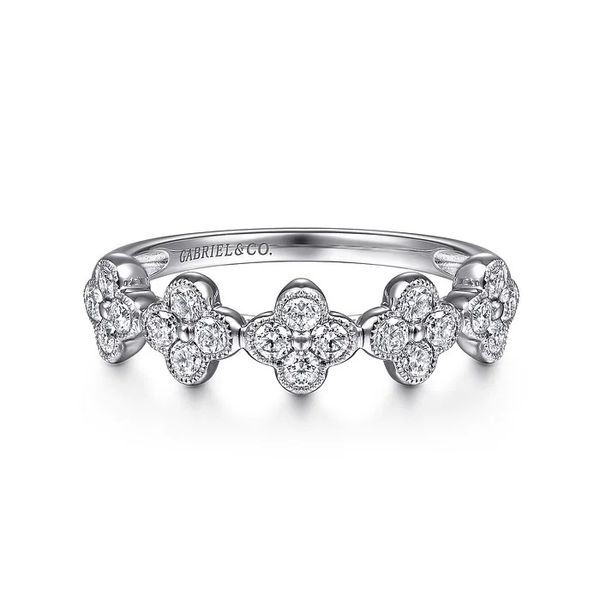 Diamond Stackable Ring Flora Gems Decatur, IL