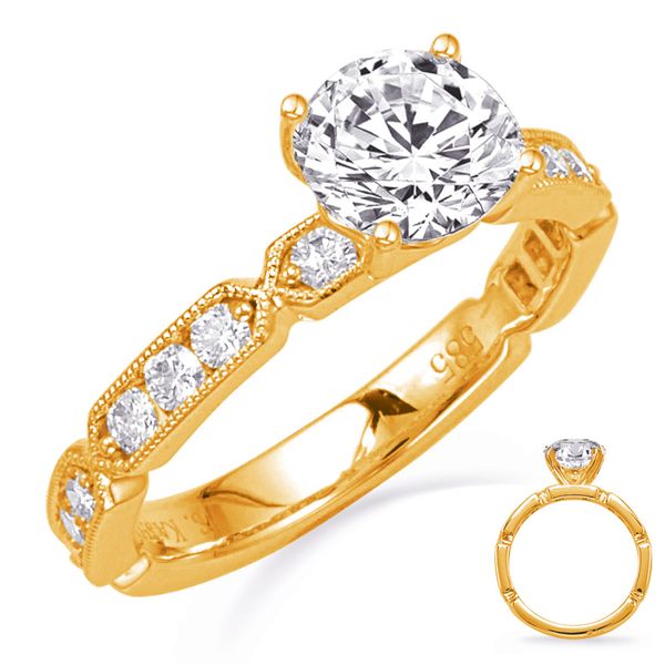 Diamond Ring Semi Mount Flora Gems Decatur, IL