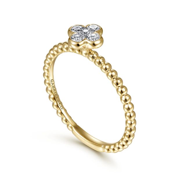 Diamond Stackable Ring Image 3 Flora Gems Decatur, IL