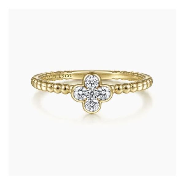 Diamond Stackable Ring Flora Gems Decatur, IL