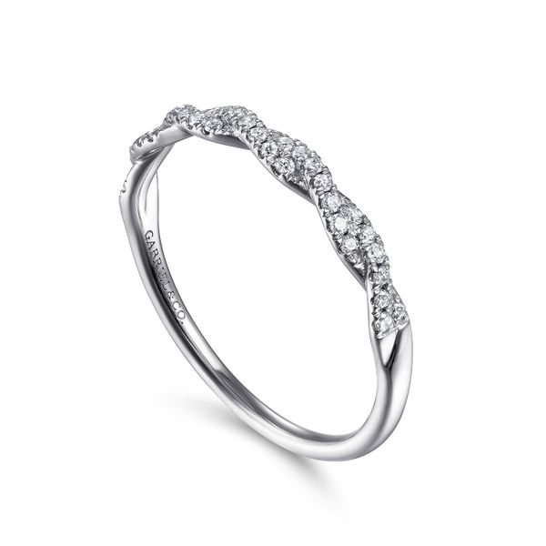 Diamond Stackable Ring Image 3 Flora Gems Decatur, IL