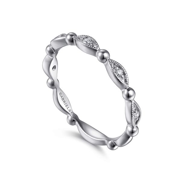 Diamond Stackable Ring Image 3 Flora Gems Decatur, IL