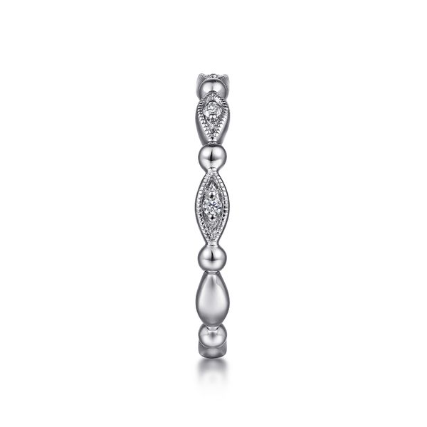 Diamond Stackable Ring Image 4 Flora Gems Decatur, IL