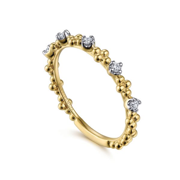 Diamond Stackable Ring Flora Gems Decatur, IL
