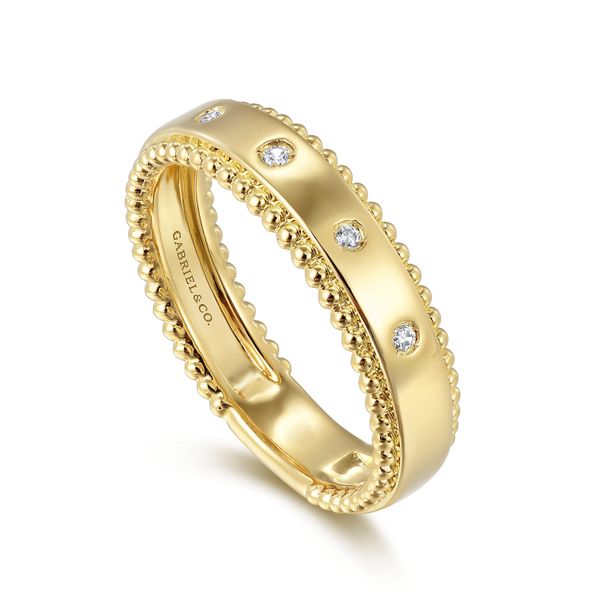 Diamond Stackable Ring Image 3 Flora Gems Decatur, IL