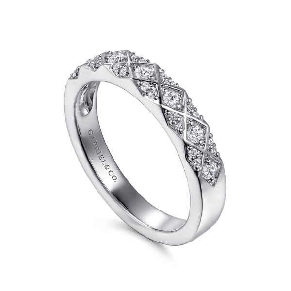 Diamond Stackable Ring Image 3 Flora Gems Decatur, IL