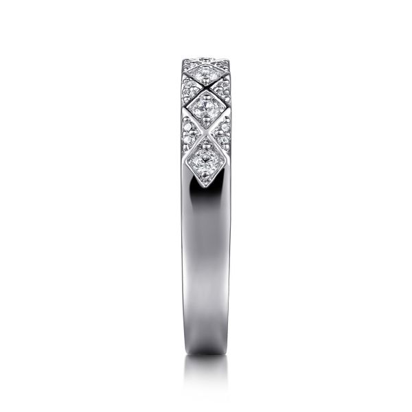 Diamond Stackable Ring Image 4 Flora Gems Decatur, IL
