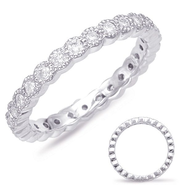 Diamond Stackable Ring Flora Gems Decatur, IL