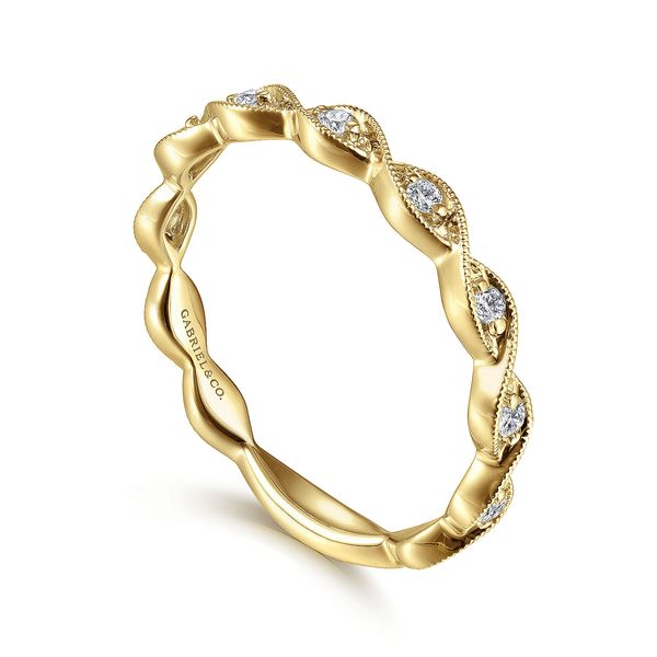 Diamond Stackable Ring Image 4 Flora Gems Decatur, IL