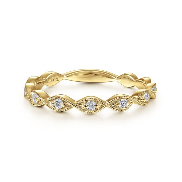 Diamond Stackable Ring Flora Gems Decatur, IL