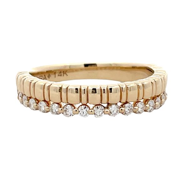 Diamond Stackable Ring Flora Gems Decatur, IL