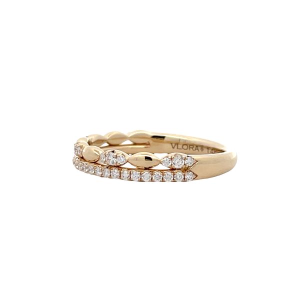 Diamond Stackable Ring Image 2 Flora Gems Decatur, IL