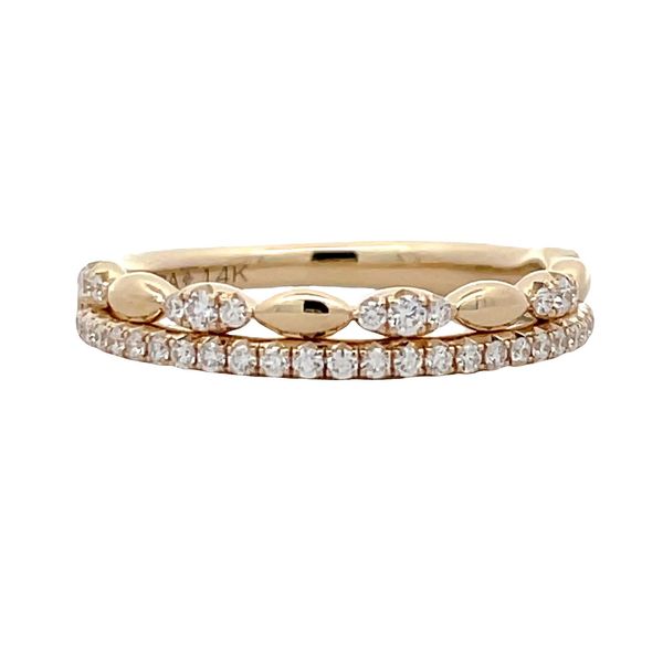 Diamond Stackable Ring Flora Gems Decatur, IL