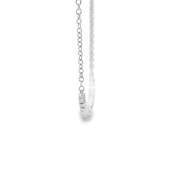 Lab Grown Diamond Bar Necklace Image 4 Flora Gems Decatur, IL