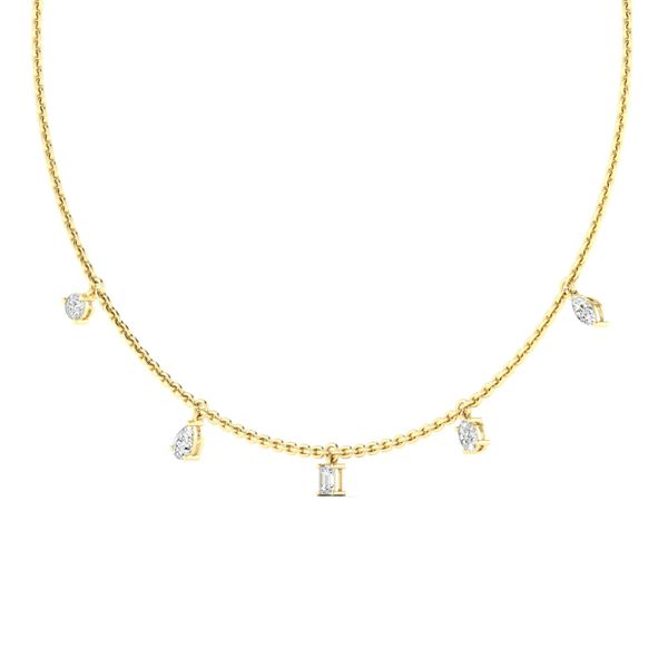 Lab Grown Diamond Necklace Flora Gems Decatur, IL