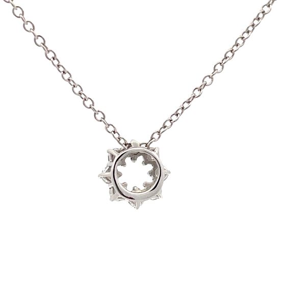 Lab Grown Diamond Necklace Image 3 Flora Gems Decatur, IL