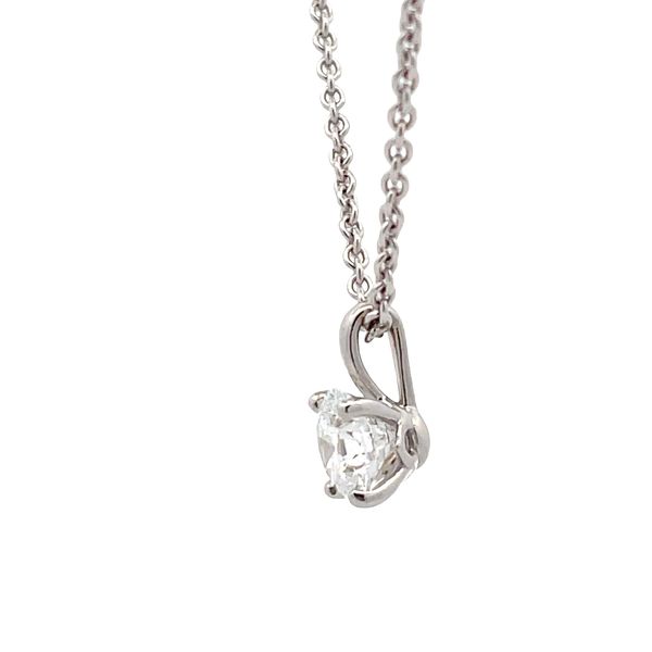 Lab Grown Diamond Pendant Image 2 Flora Gems Decatur, IL