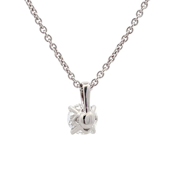 Lab Grown Diamond Pendant Image 3 Flora Gems Decatur, IL